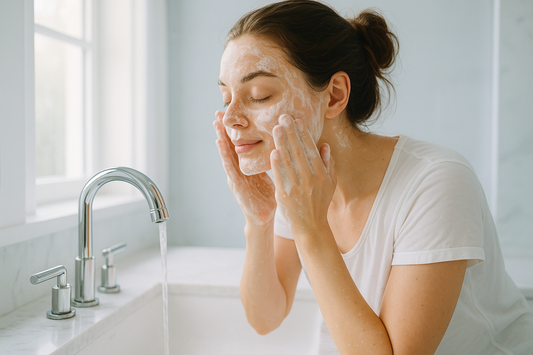 add lather to the face