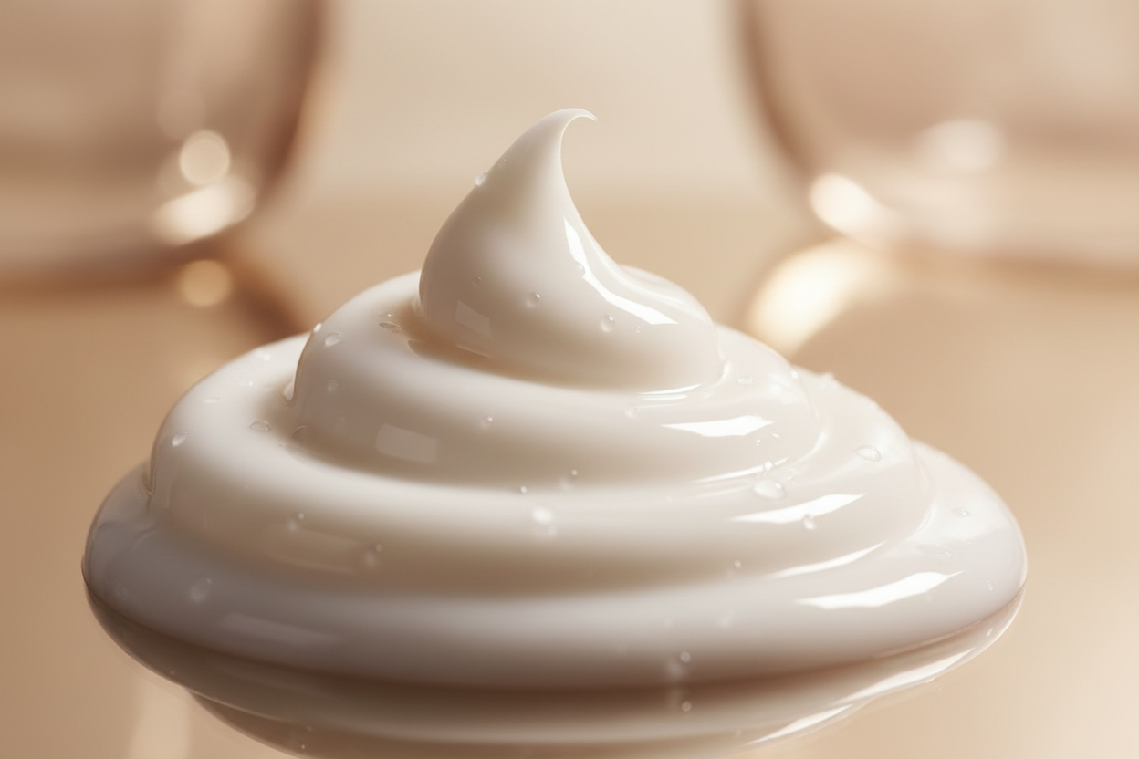 editorial texture photo, creamy hair conditioner