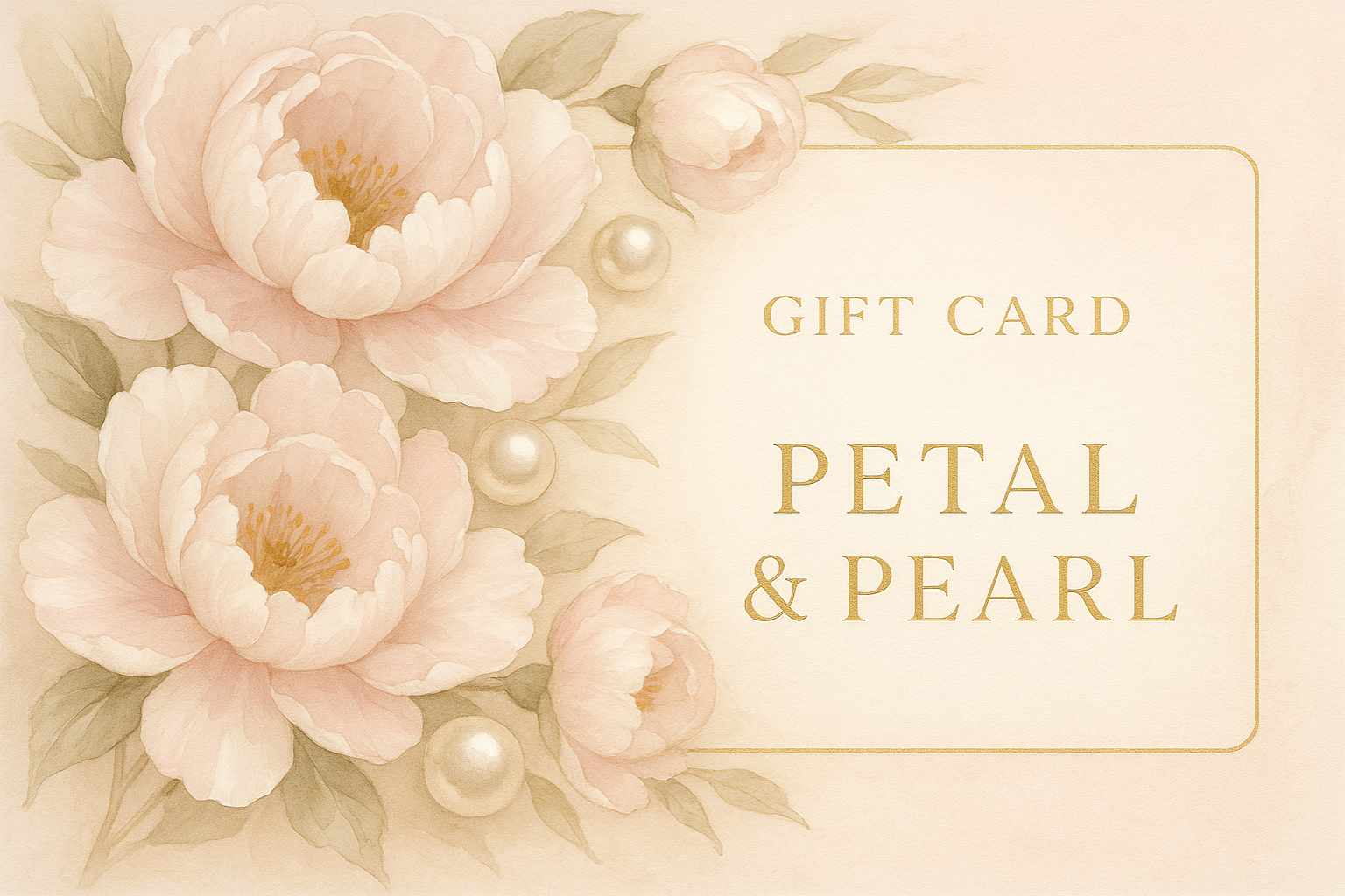 Petal & Pearl Gift Card
